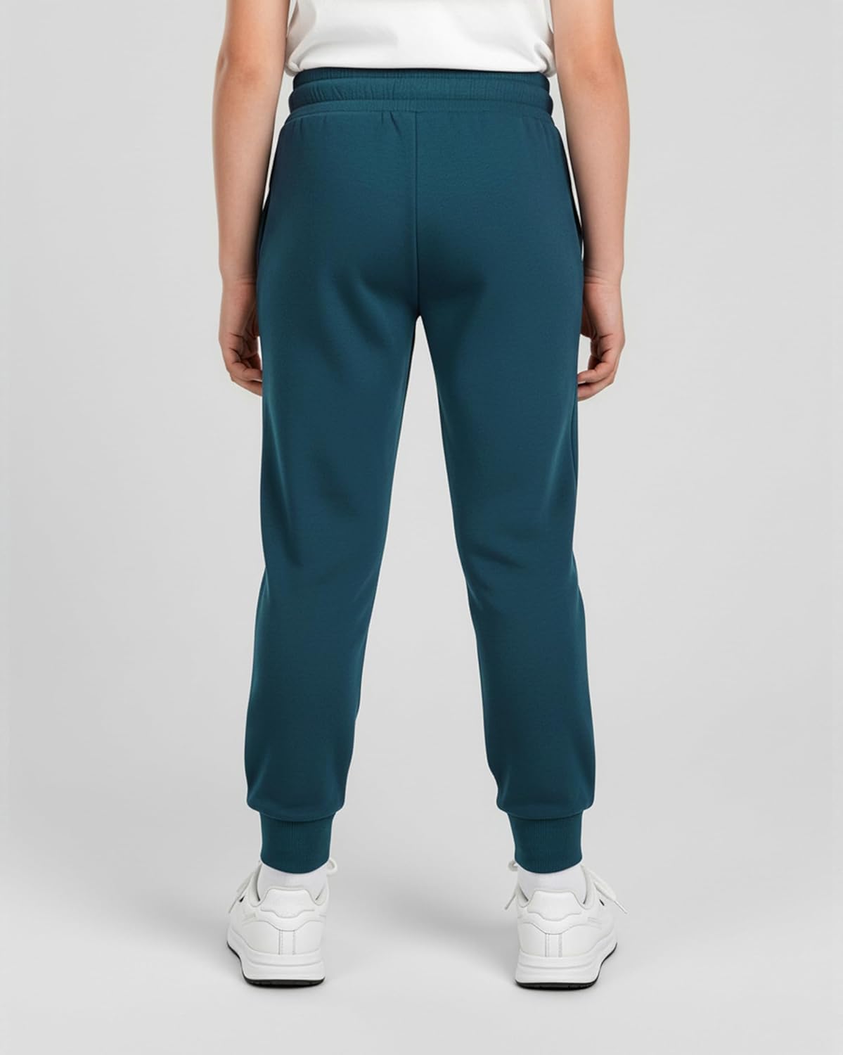 Real Essentials 3 Pack: Boys' Cotton Fleece Jogger Sweatpants - Active Athletic Youth Pants for Teens with Pockets