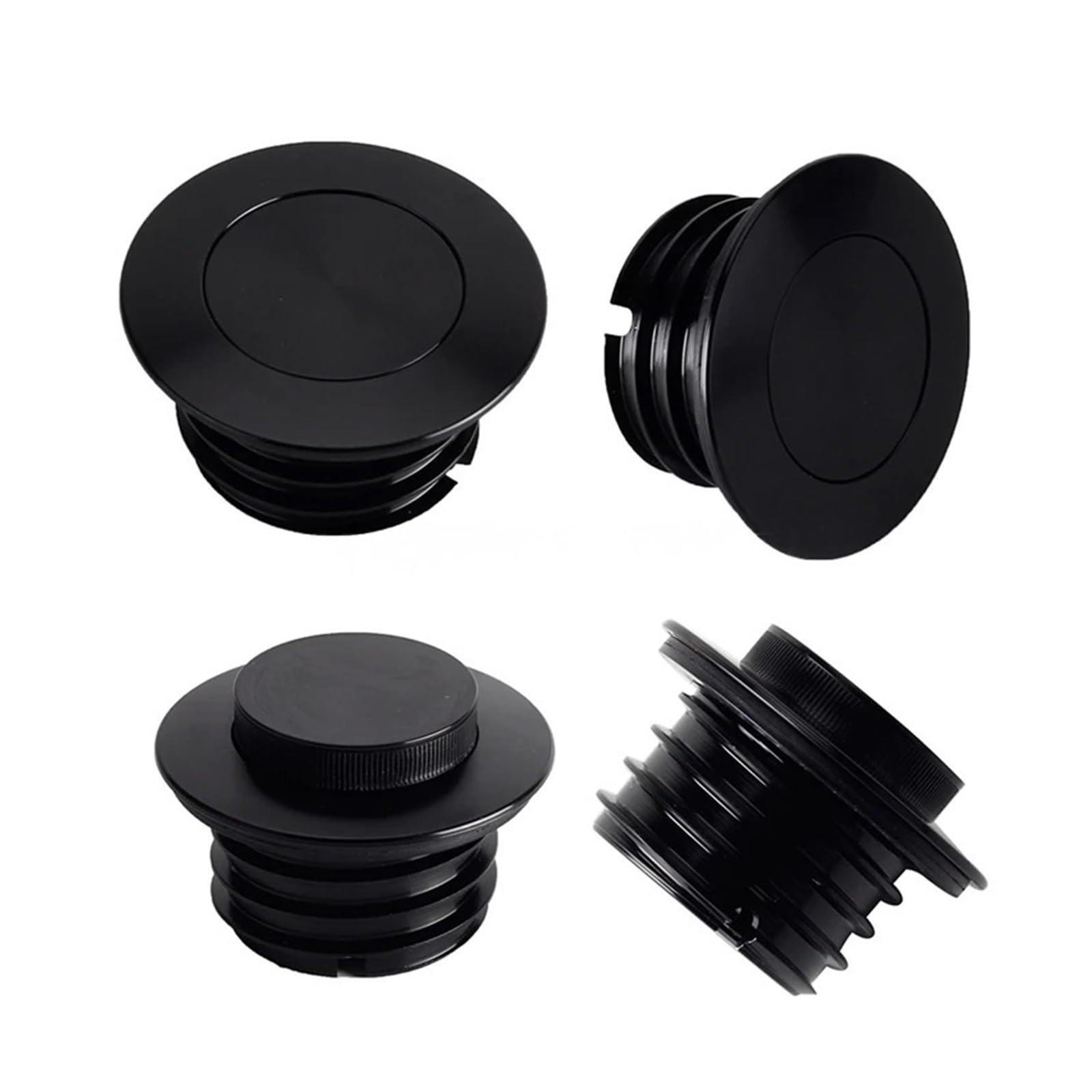 Tappo Serbatoio Gas Moto Tappo Serbatoio Carburante A Scomparsa Con Sfiato E Montaggio A Filo Per Motocicletta, Per FLDE, FLFB, FLFBS, FLHC, FLHCS, FLSB, FLSL(Chrome)