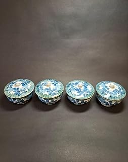 蓋付き 湯呑 4客セット