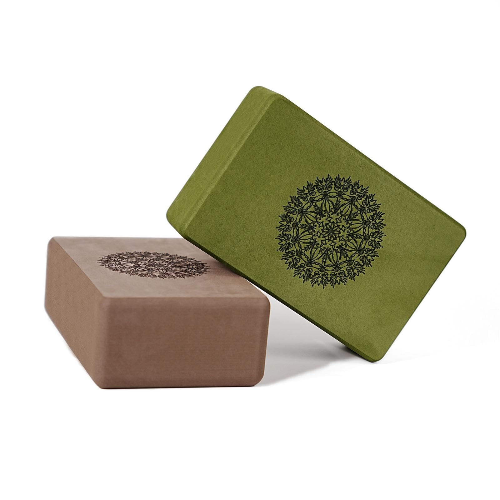 Yoga Block Practical Accessories Accessory for Meditation Home Gym Stability Green-image-44