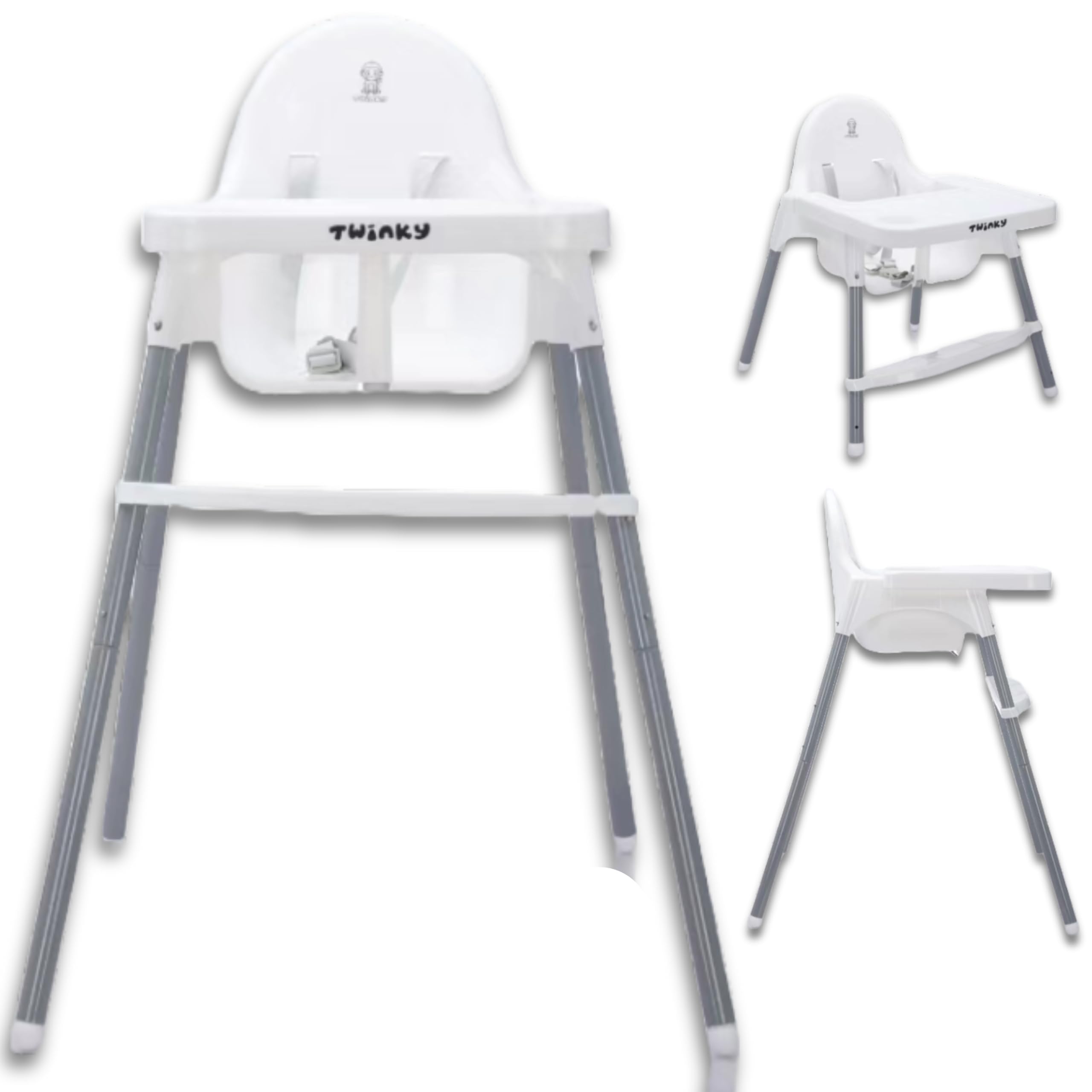 Twinky Seggiolone Pappa Evolutivo 0-36 Mesi – Seggioloni Pappa per Bambini Portable e Regolabile | Design Sicuro e Comfort per Ogni Pasto
