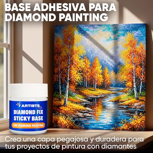 Miniatura 2 de 7 Artists Pegamento Para Diamond Painting 50 Ml Sticky Base - Cola Para Dibujos, Pintura De Diamantes Manualidades, Cuadros 5d, Mosaico De Diamantes Diamond Painting Accesorios