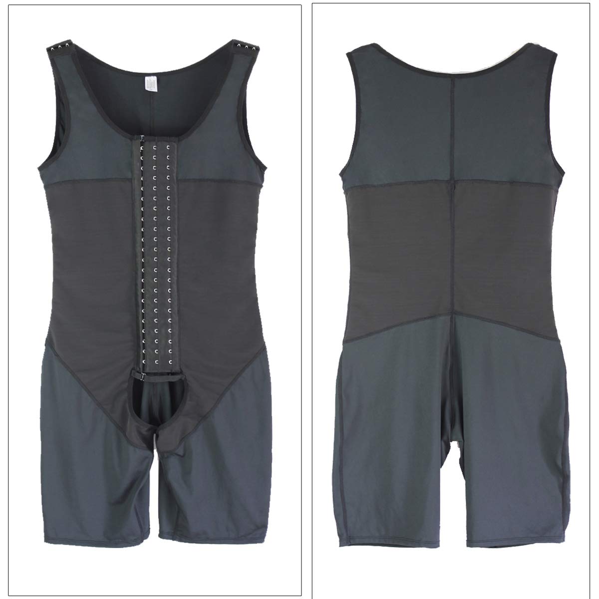 AIEOE Shapewear Body Shaper - Camiseta interior de compresión para hombre
