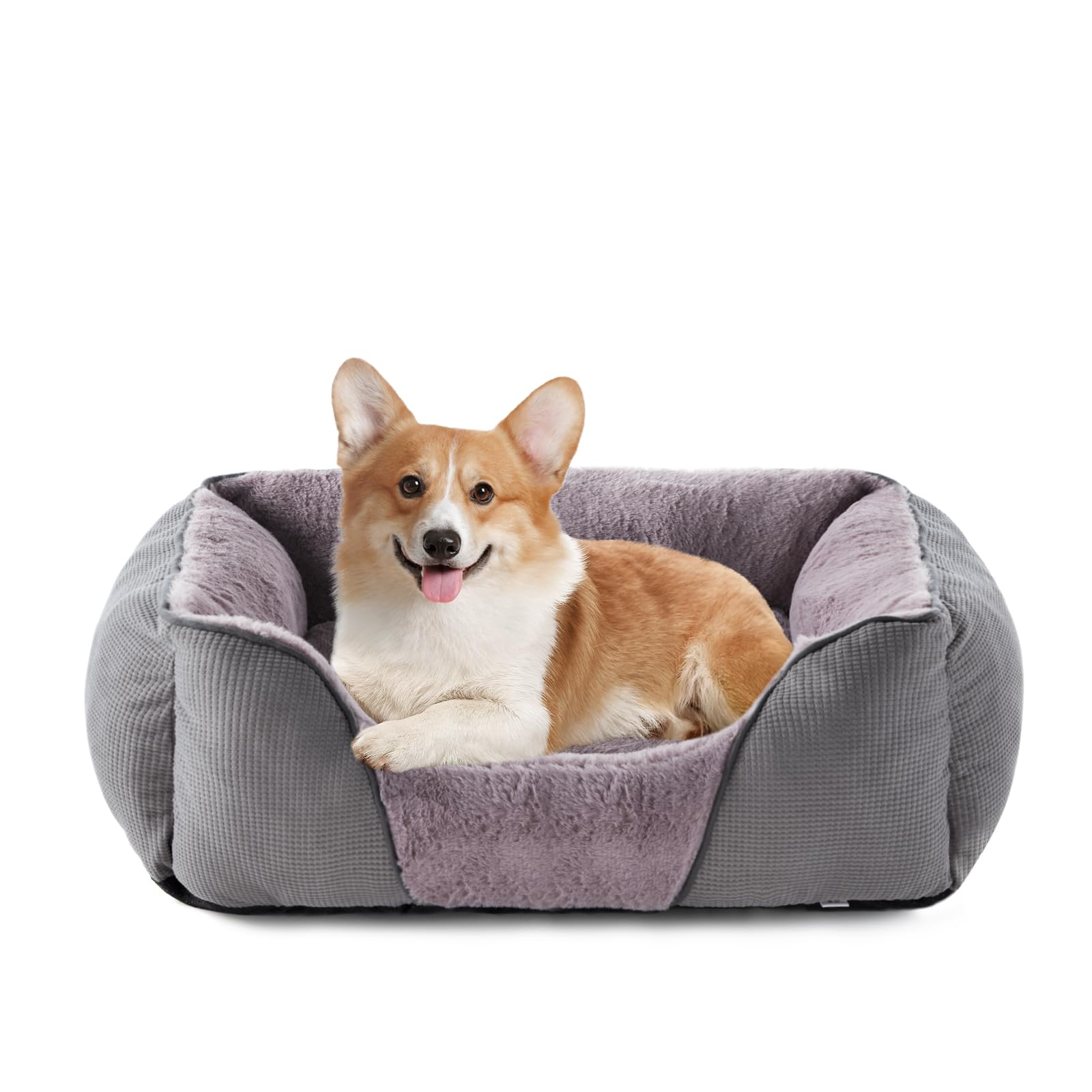 JOEJOYPet Sofa Bed Dog Bed Soft Rabbit Fluff, Dog Cat Bed Small with Appearance Design of Small Corn Kernels, Washable Dog Bed for Dogs/Puppies/Cats/Kittens, 51x48x16cm