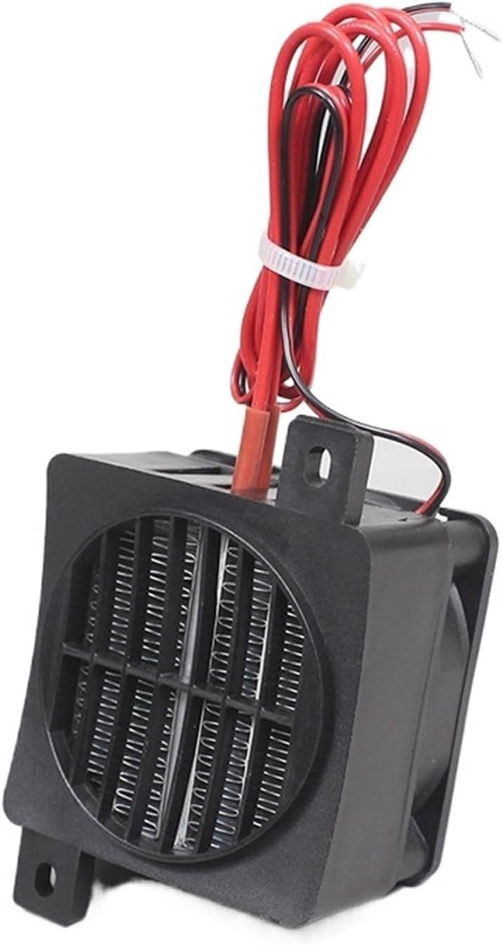 12V 50W Insulated Heat Element Thermostat Heater Fan Heat Blower For Incubator Ceramic Thermistor