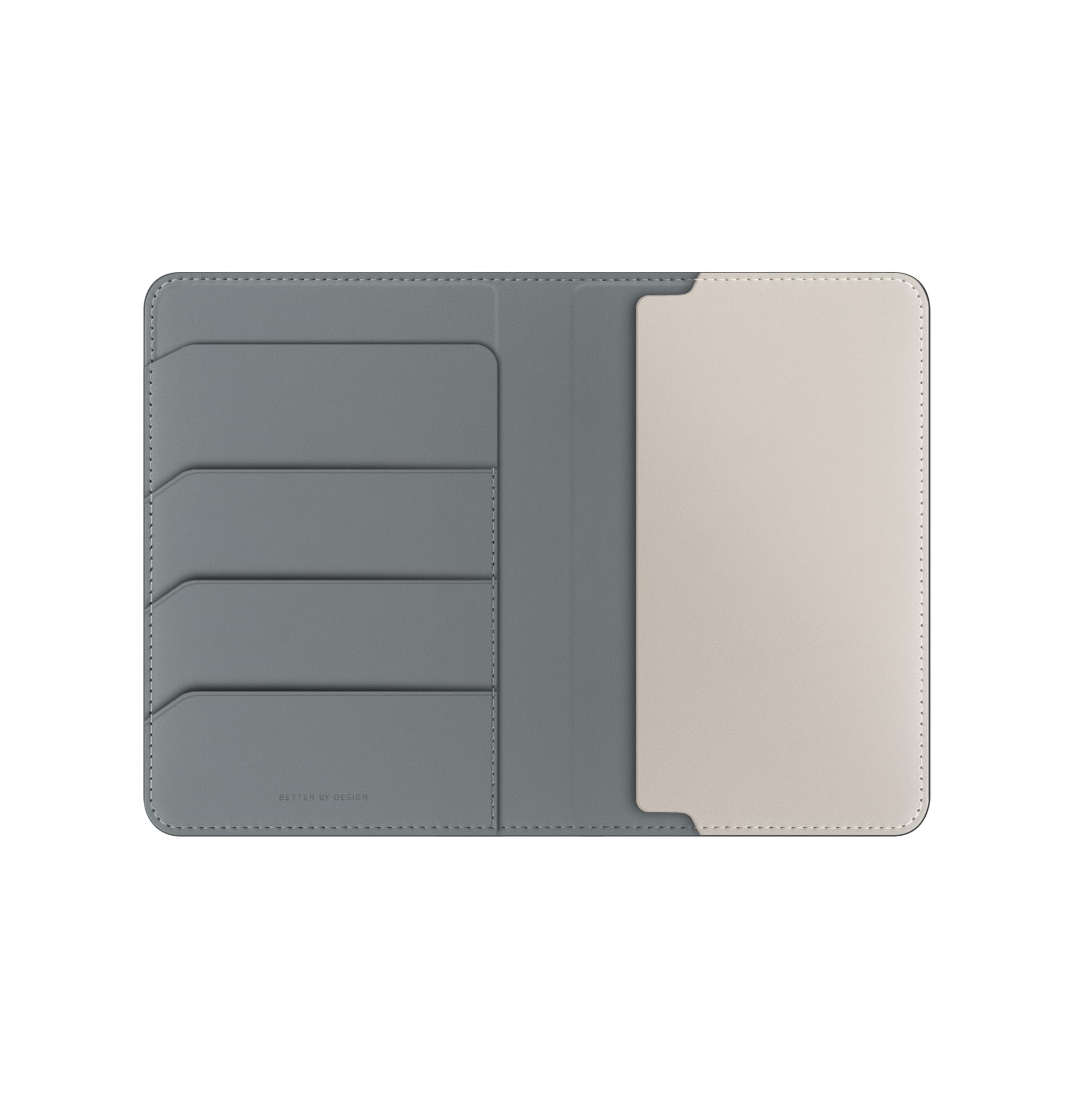 UNIQ PORTA PASSAPORTO BELMONT CON BLOCCO RFID, LICHEN/AVORIO, Porta passaporto, portafoglio