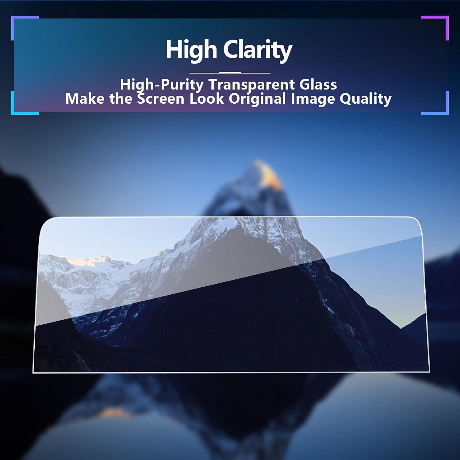 sxcy screen protector for 2022 genesis g70 10 25 inch touch screen protective film tempered glass hd clear 9 hardness navigation display screen cover