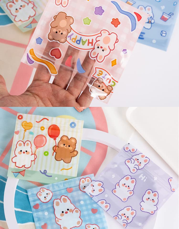 Amazon｜JEKAVA 30個 かわいいジップロックスナックバッグ