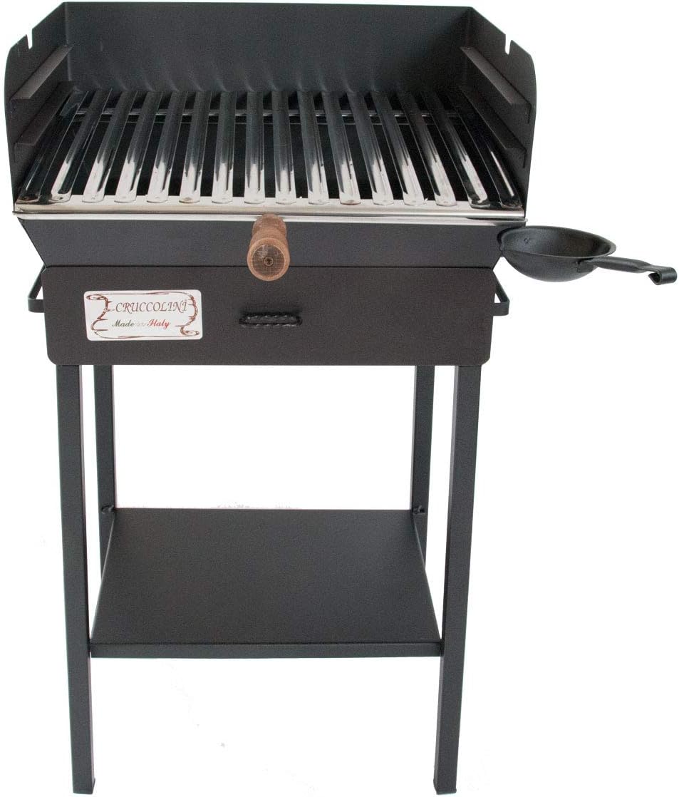CRUCCOLINI Family Barbecue a Carbone, Nero, 50x40x92 cm CRUCCOLINI Family Barbecue a Carbone, Nero, 50x40x92 cm