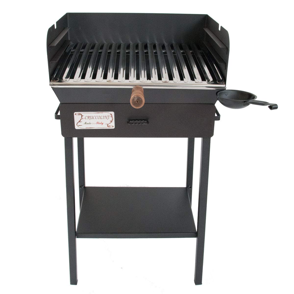 Cruccolini Family Barbecue a Carbone, Nero, 50x40x92 cm