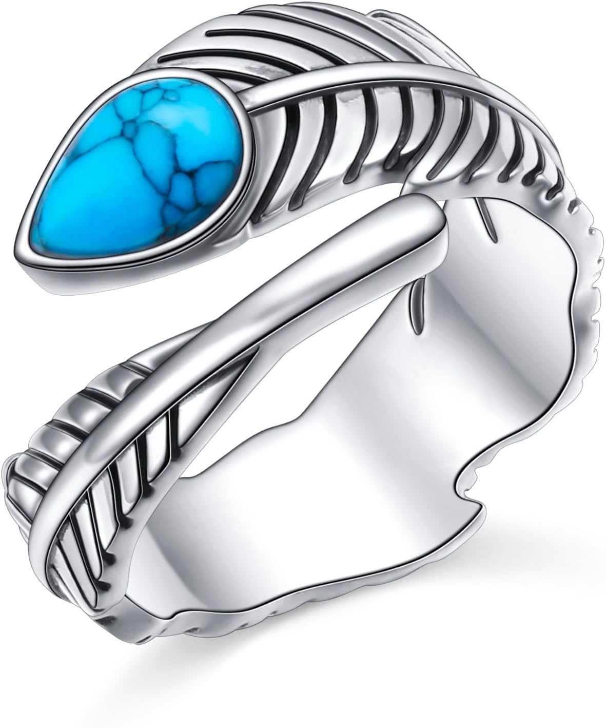 SHAOAN Hamsa Hand of Fatima Lotus Evil Eye/Love Heart/Butterfly/Rose Spoon Adjustable Open Rings 925 Sterling Silver Statement Ring Jewelry Gifts for Women