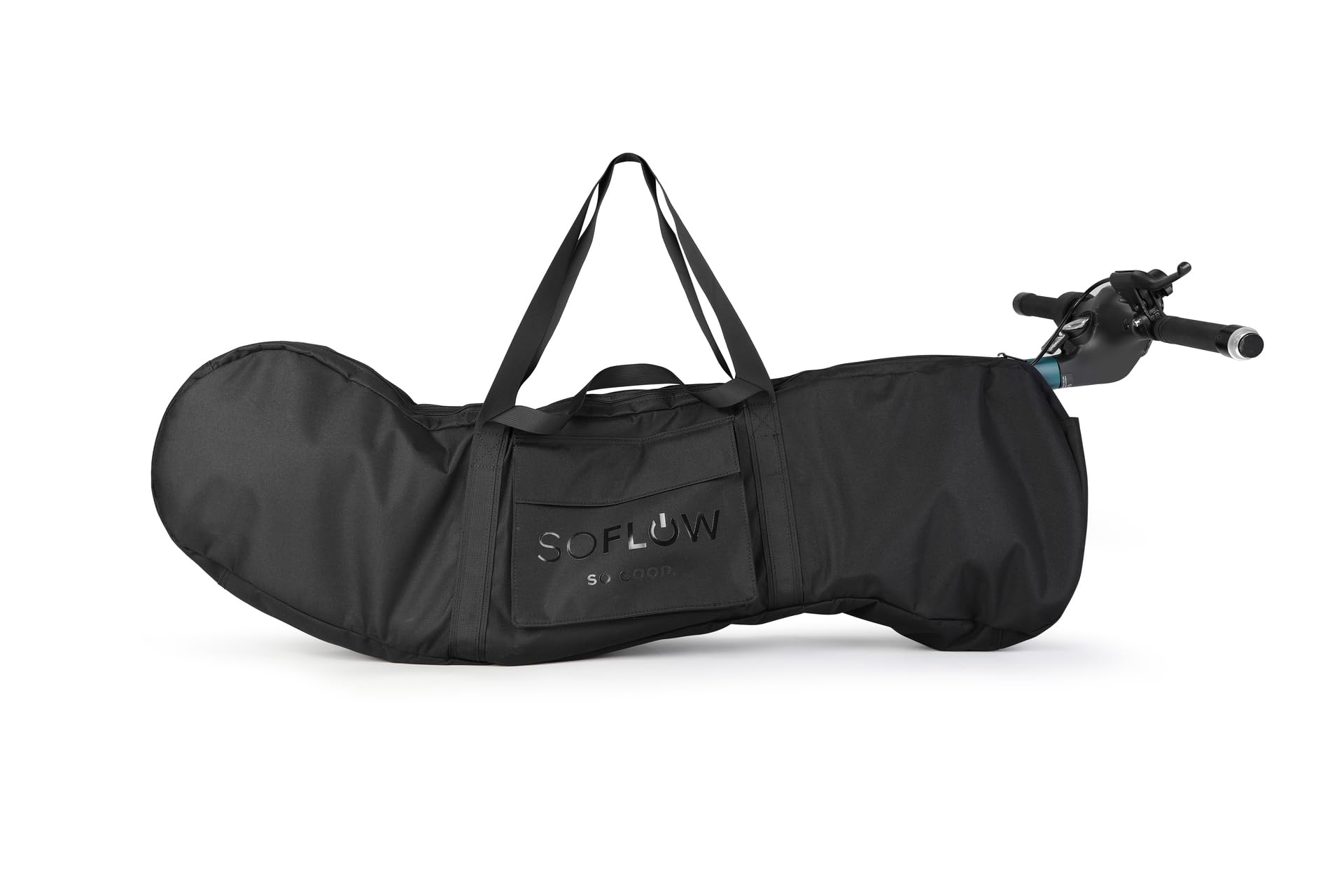 SOFLOWUnisex - Adult Scoot 'N' Bag SMALL Tote Bag, Black, Compact