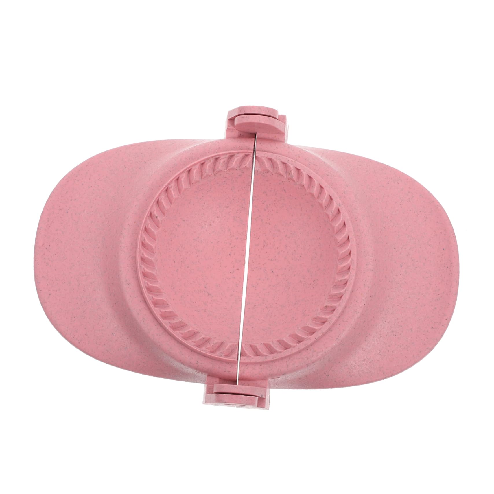 SOLUSTRE 1pc DIY Dumpling Maker Tool Pink Dumpling Skin Wrapper Cutter for Families Restaurants Multi Functional Kitchen Essential