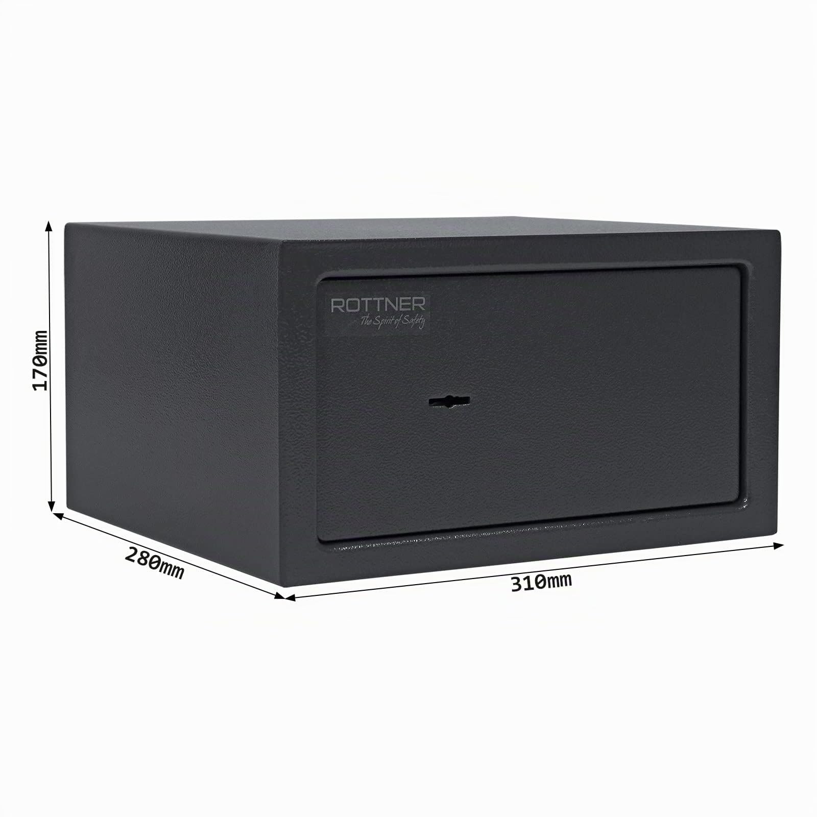 Rottner Jupiter 2 Coffre-fort pour Meubles avec Serrure à Clé Anthracite