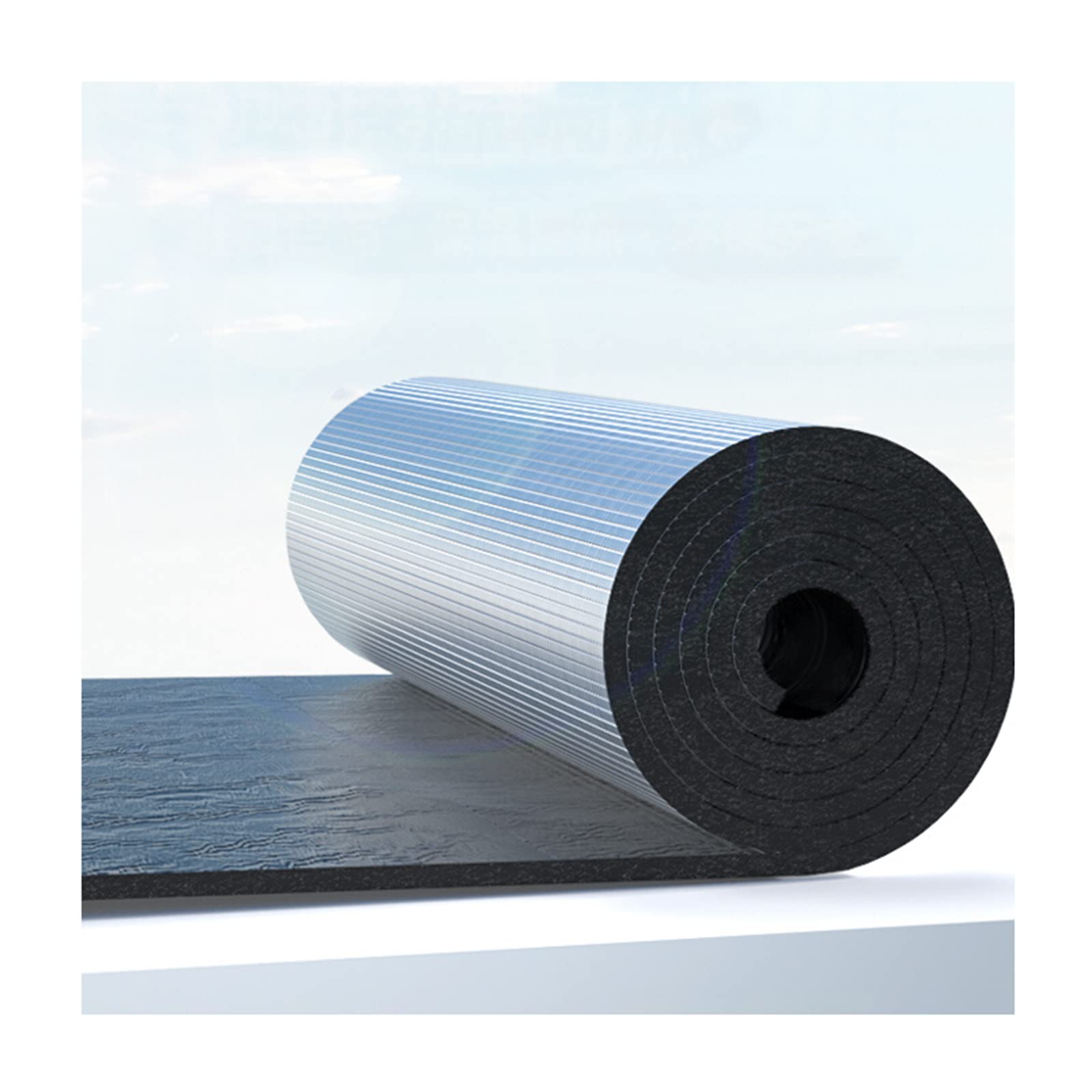 Pannello Riflettente Termosifoni , Controllo Del Rumore Del Rumore Dell'auto Smorzante Idratante A Prova Di Umidità , Foglio Di Isolamento Per Edifici Di Fabbrica,Tetti,Serre,5mm（thk）,1*3M(3m²)