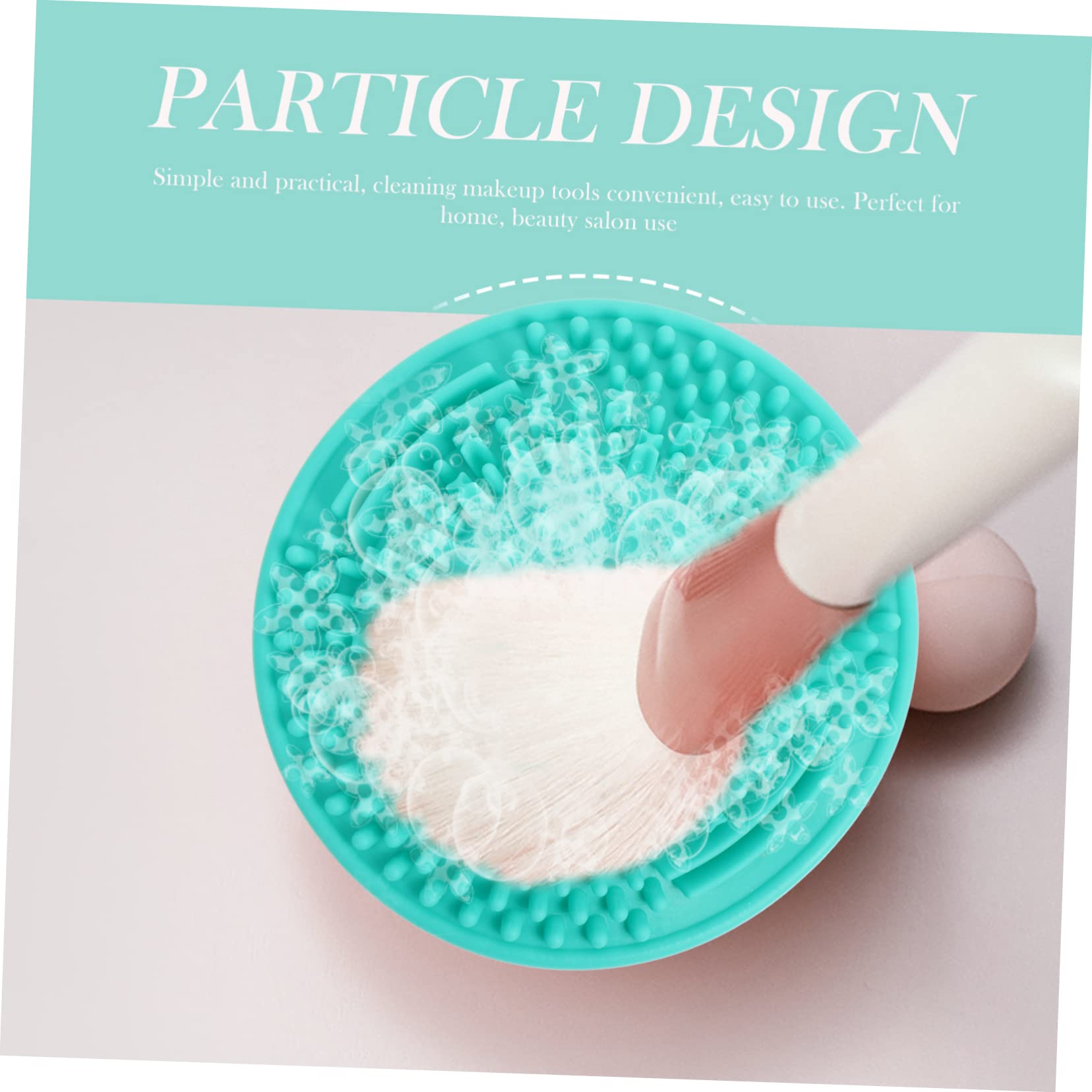 15pezzi Tappetino Per Silicone Strumento Lavaggio Per Makeup Facile Usare e Portatile Per Casa e Salone