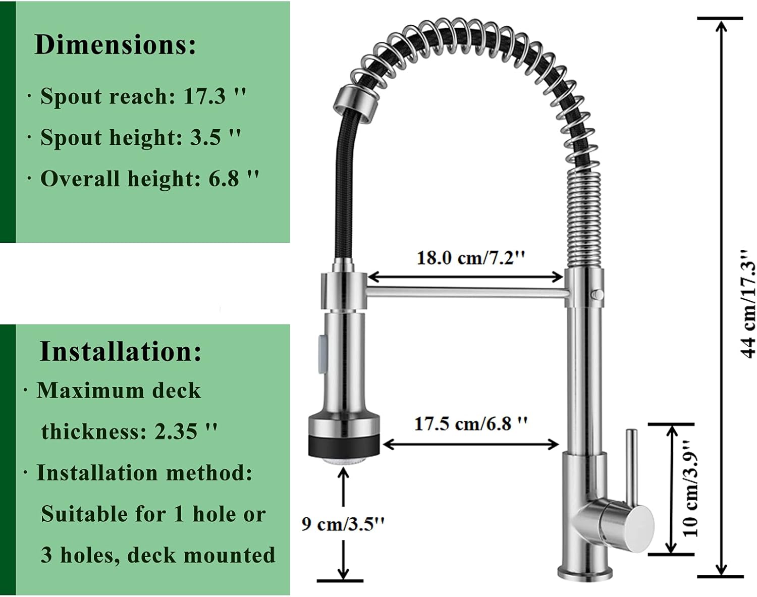 Exсluѕіvе Sресіаl Brushed Nickel Kitchen Faucet,LED Spring Kitchen Faucets ,Kitchen Sink Faucets Pull Down Sprayer Single Handle Oulantron Commercial Faucets Stainless Steel 70% оƒƒ Dіѕсоunt Brushed Nickel Kitchen Faucet,LED Spring Kitchen Faucets ,Kitchen Sink Faucets Pull Down Sprayer Single Handle Oulantron Commercial Faucets Stainless Steel