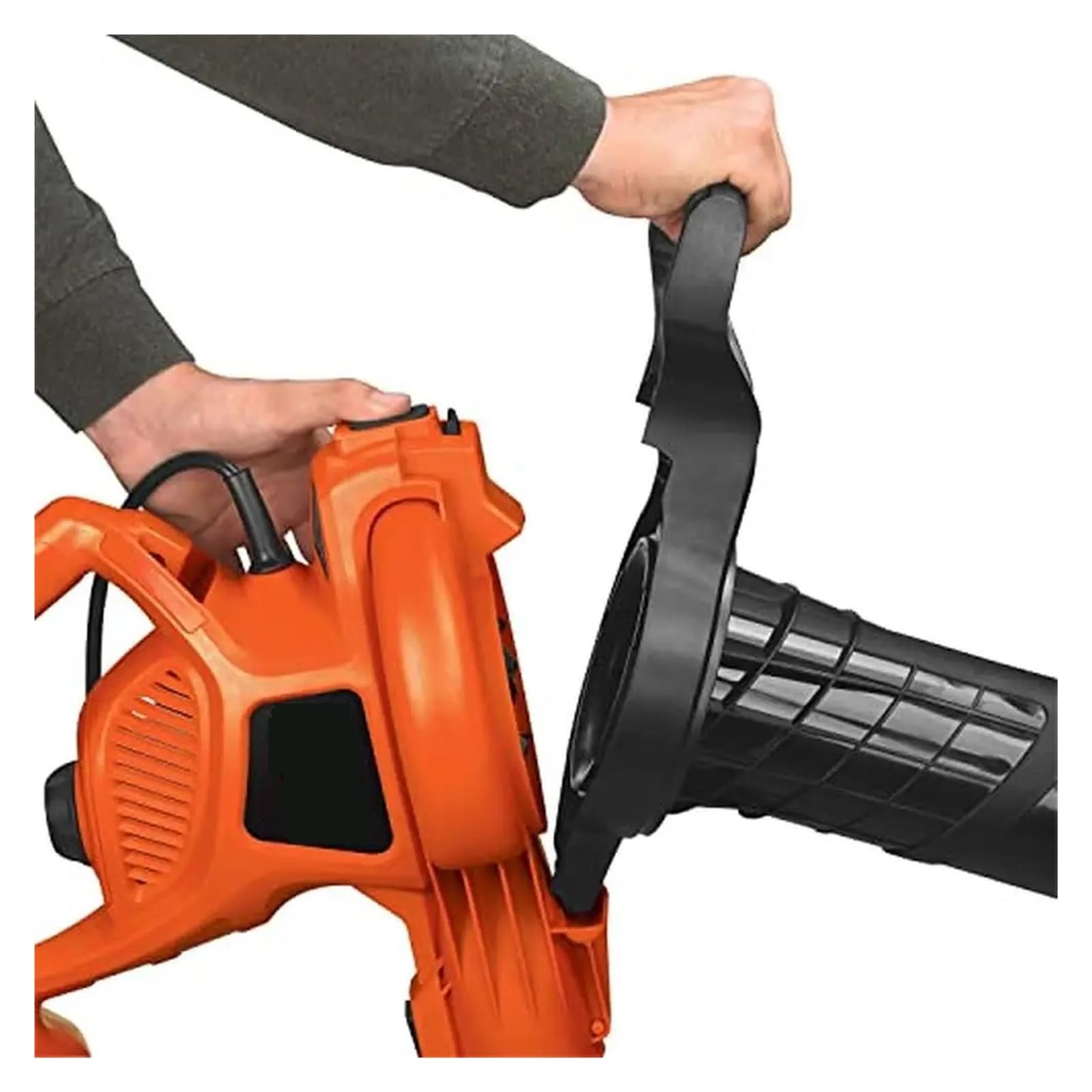 Soplador de Hojas, Soplador/Aspirador/triturador de Hojas eléctrico 3 en 1, Potencia 230 mph, Impulsor antiobstrucción, con Cable