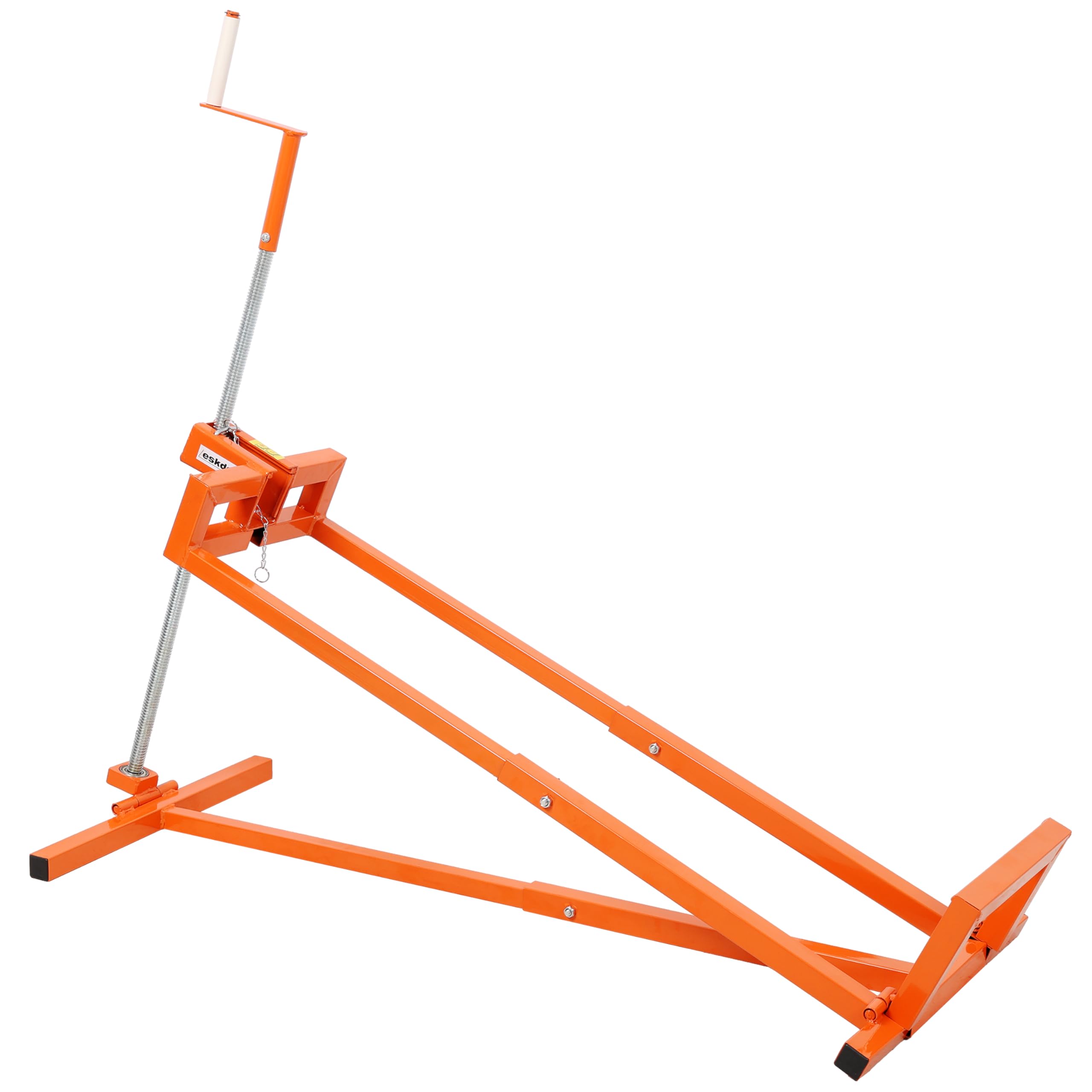 eSkde Ride On Mower Jack Lift - Heavy-Duty Telescopic Sit On Lawnmower & Garden Tractor Lifter with 400kg Capacity | Foldable Steel Frame & Safety Lock | Lawn Mower Ramps