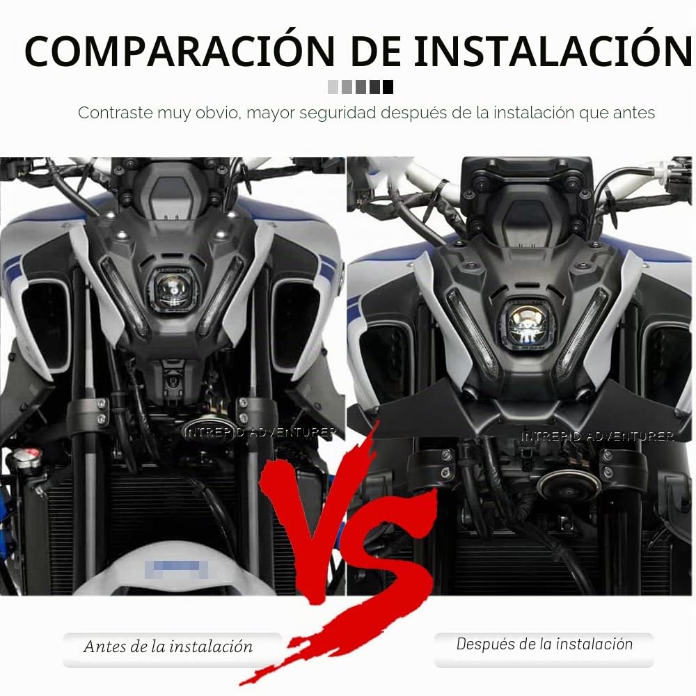 para MT 09 MT-09 2021 2022 2023 Moto mt 09 MT09 SP Spoiler delantero Winglet aerodinámico Kit de alerón Kit de spoiler