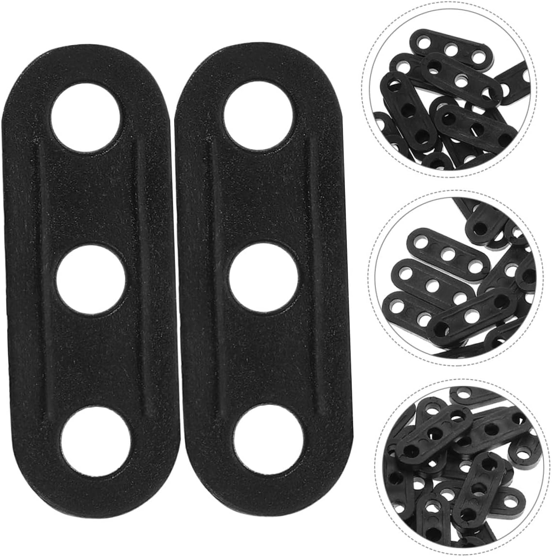 150pcs Tent Rope Tensioners Plastic Guyline Cord Adjusters with Design for Precise Rope Control Weatherproof Windproof Outdoor Camping Hiking Backpacking Tarp Fasteners