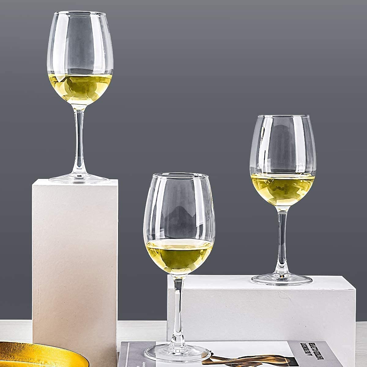 Red Or White Wine Glass, 310 ML, Set of 2, High Qaulity Universal Mug for Liquor, Scotch, Bourbon, Whiskey, Suitable for Home Bars, Pubs, Parties & Adds a Luxurious Touch to Every Table Setting 3