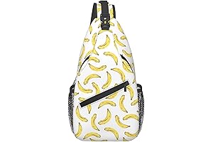 Banana Crossbody Sling Bag For Women Men: Chest Bag For Travel, Hiking