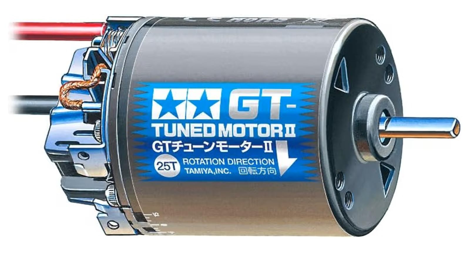 Tamiya 22096 GT-Tuned Motor II (25T) RC Hop-Up