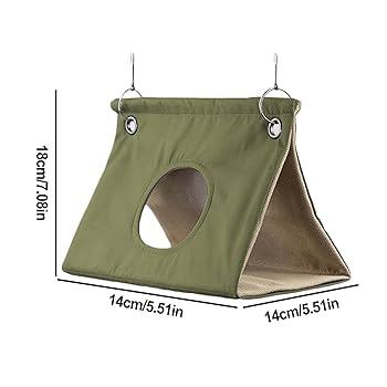 Amazon.co.jp: 鳥用ハンモック、インコのベッド、鳥のテント