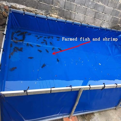 Miniatura 4 de Lona impermeable para piscina, bolsa de plástico multiusos con ojales, lona plegable, estanque de peces para piscina, almacenamiento de agua sin