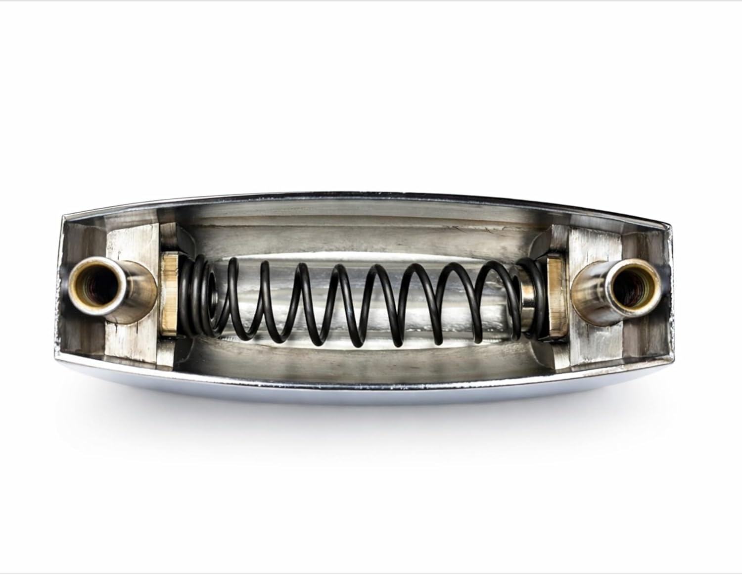 ROSS Percussion Double End Drum Lugs Chrome 10 Pack with Gaskets Screws 2 Inch Spacing 7/32 Thread