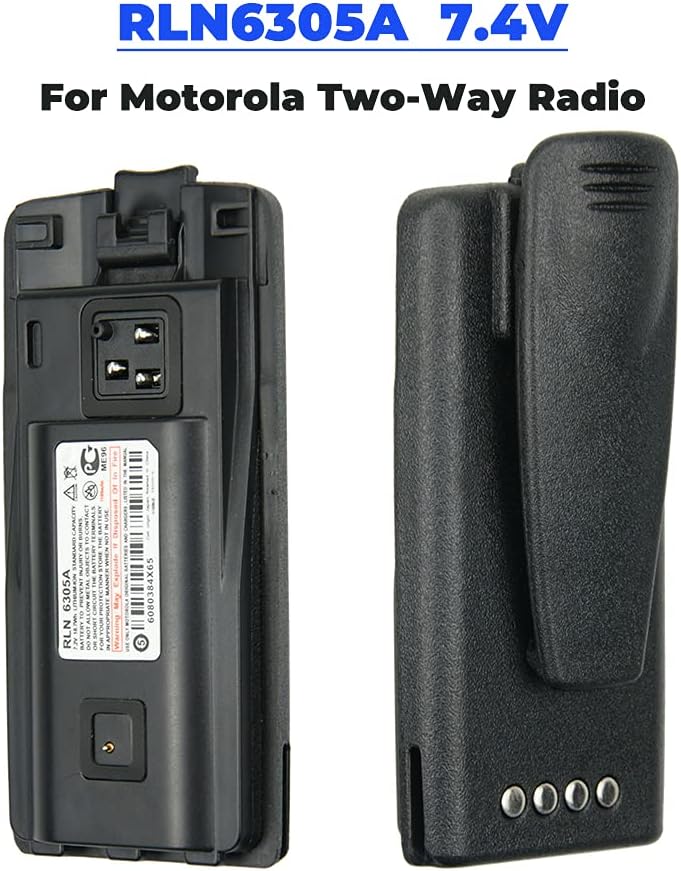 2X RLN6305A RLN6305B RLN6308B Battery Compatible for A10 A12 CP110 EP150 RDU2020 RDU2023 RDU2080 RDU4100 RDV2020 RDV2080d RDU4160d RDV5100 RDX2080 Radios