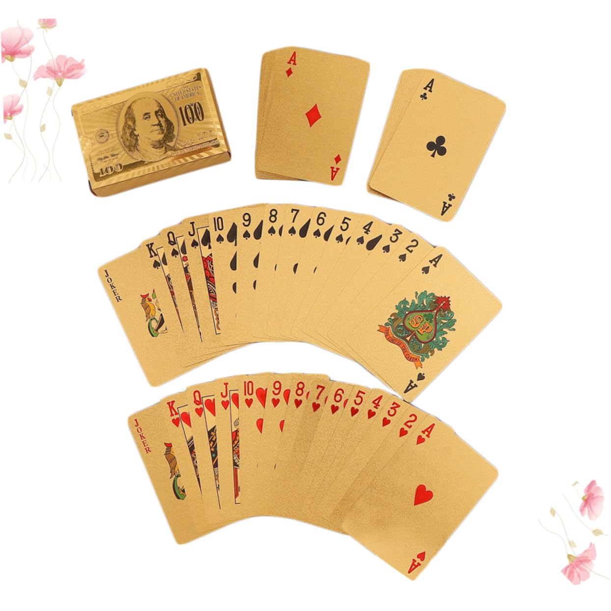 TOYANDONA 3sets Carte Da Poker Con Design Gioco Di Intrattenimento Per Casa e Ufficio Accessorio Divertente Per Serate Tra Amici