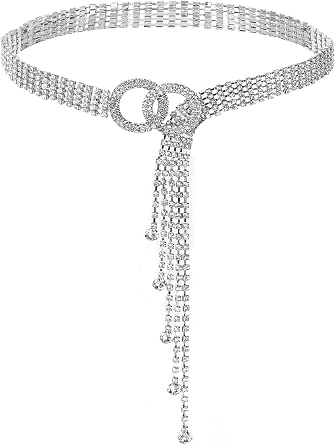 Produktbild von 1 Stück Modischer Damen Taillengürtel Aus Metall, Verstellbares