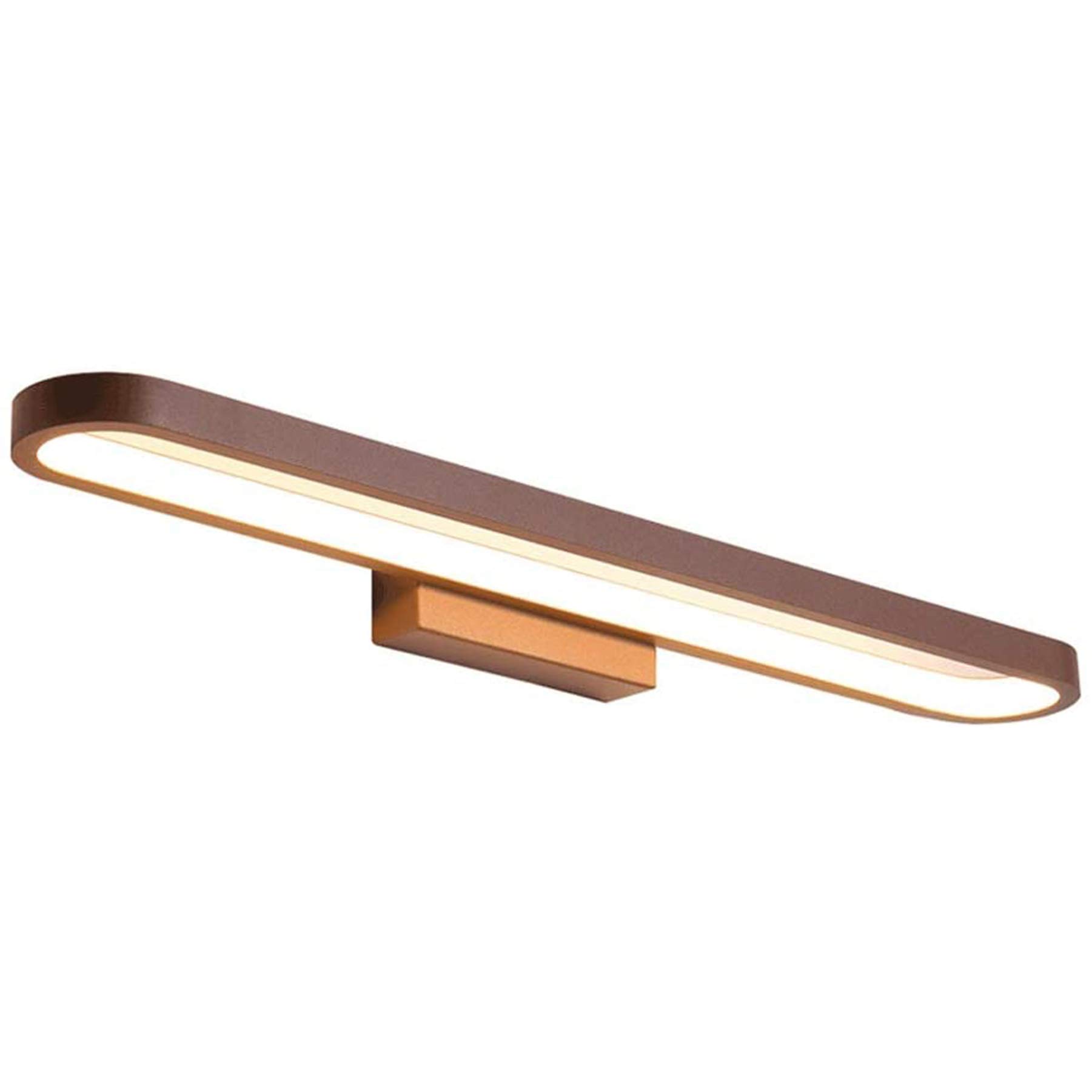Spiegelfrontlampe, Moderne, minimalistische Badezimmer-LED-Spiegelschrankleuchte für Waschraum, Schminktisch, Ankleidezimmer, Warmweiß 3000 K, 18 W