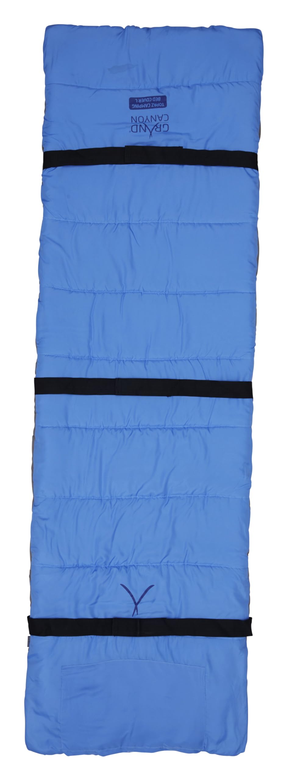 GRAND CANYON Campingbettauflage Topaz Camping Bed Cover M – Wattierte Campingbett-Auflage, weich, wendbar & isolierend, inkl. Packsack
