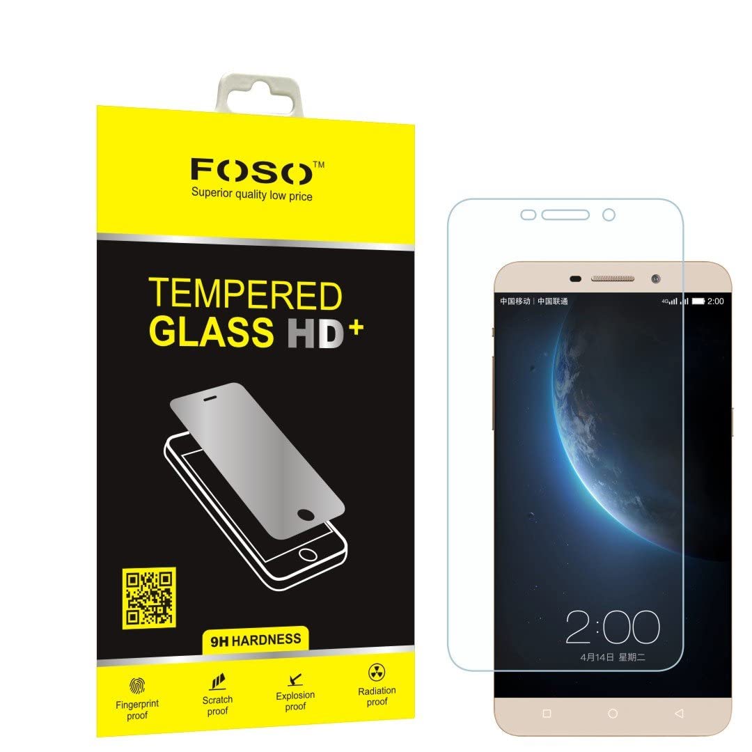 Foso (TM) LeEco (LeTV) Le 1s 2.5D Curved Edge Pro + 9H Hardness Toughened Tempered Glass Screen Guard Protector (B01DLRD22Q) Amazon Price History, Amazon Price Tracker