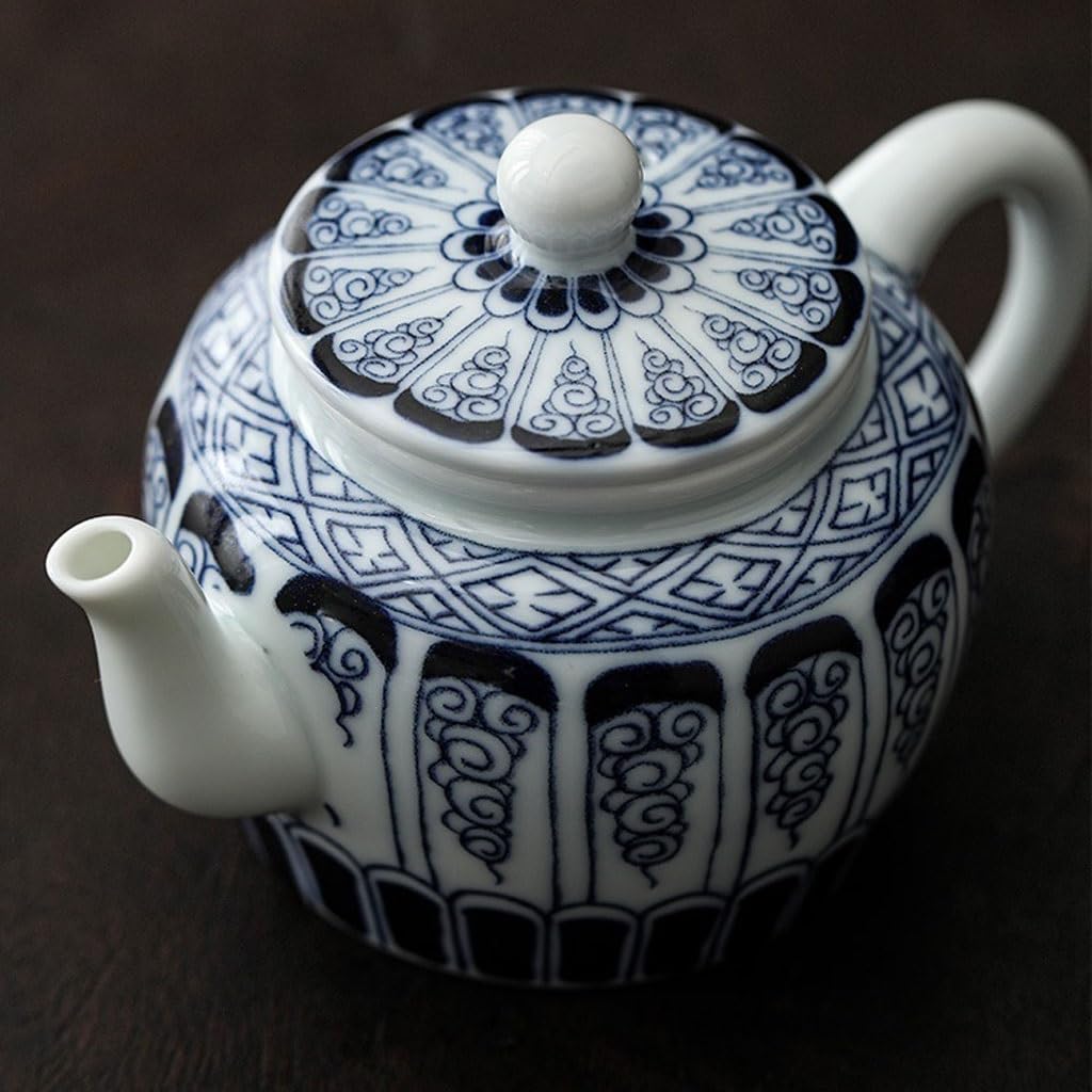 Tetera Hierro Fundido Tetera de cerámica China Retro de Gran Capacidad for el hogar con Tetera con Filtro, Juego de té de la Tarde Simple y Exquisito Juego de Te