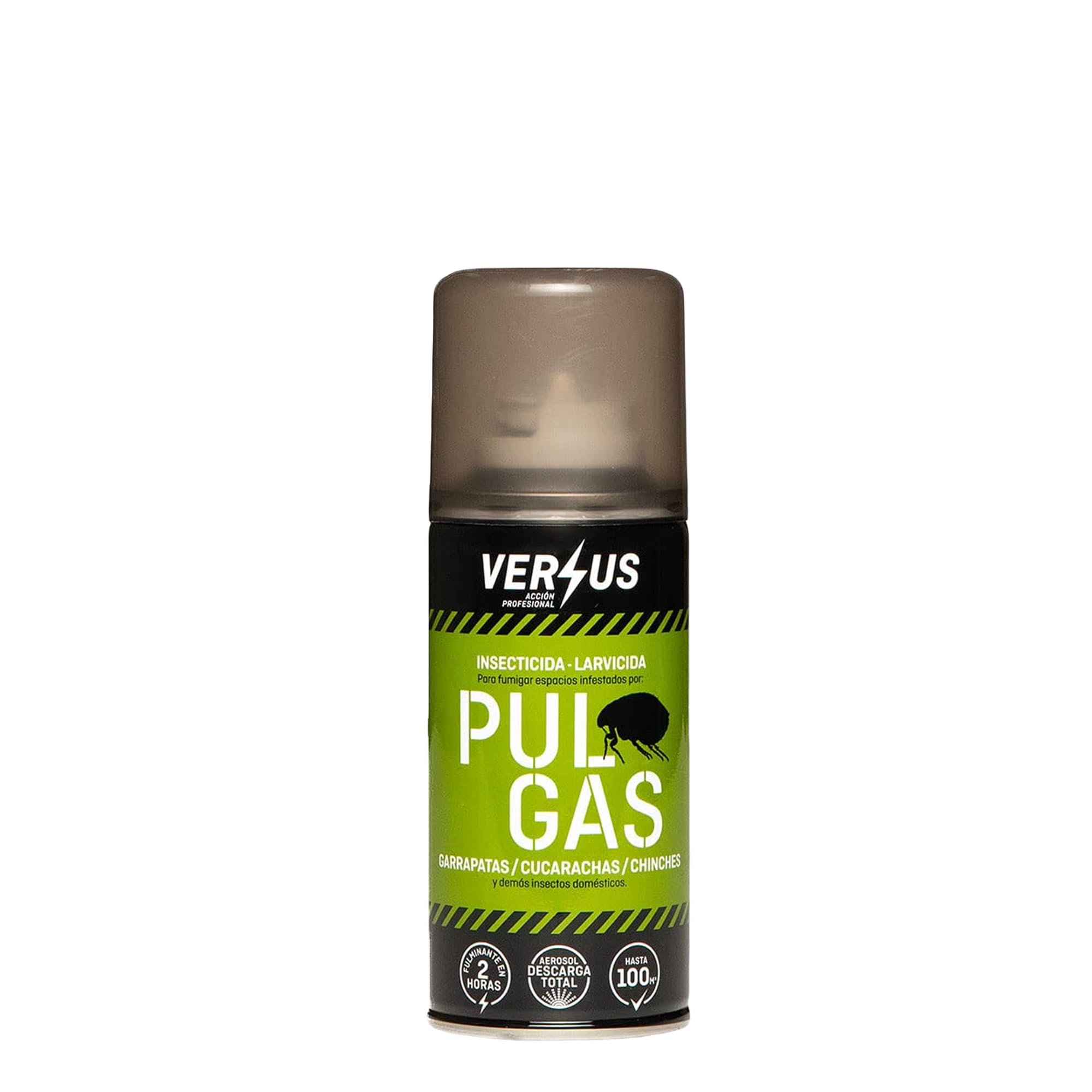 VERSUS Fogger Descarga Total, elimina por fumigación pulgas, chinches de cama Acción en 2 HORAS. Eficaz contra insectos voladores y rastreros