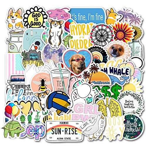 VSCO Stickers for Hydro Flask 50 pcs