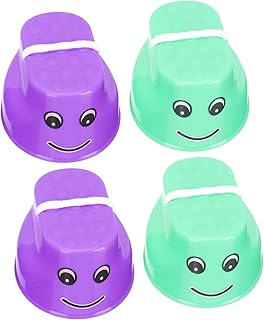 SAFIGLE 4 Peças Palafitas De Barril Brinquedos Infantis Ao Ar Livre Juguetes Adultos Brinquedo Ao Ar Livre Crianças Brinquedo De Passo Palafitas De Passo Crianças Palafitas De Passo