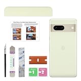 Compatible with Pixel 7 Upper Back Glass Cover Replacement, Top Back Glass with Installation Instruction & Toolkit (Lemongrass)