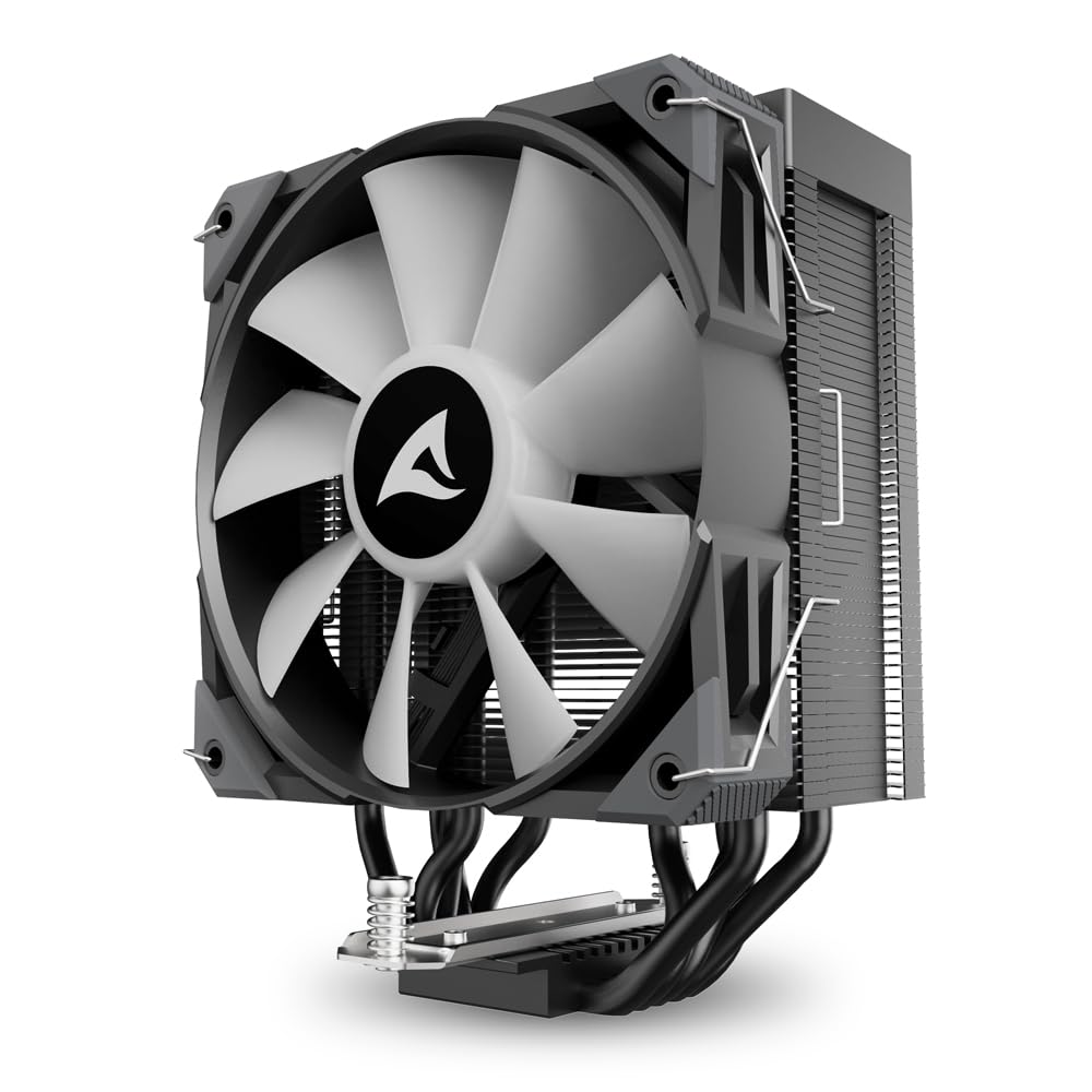 Sharkoon A50 Schwarz, RGB, CPU-Kühler