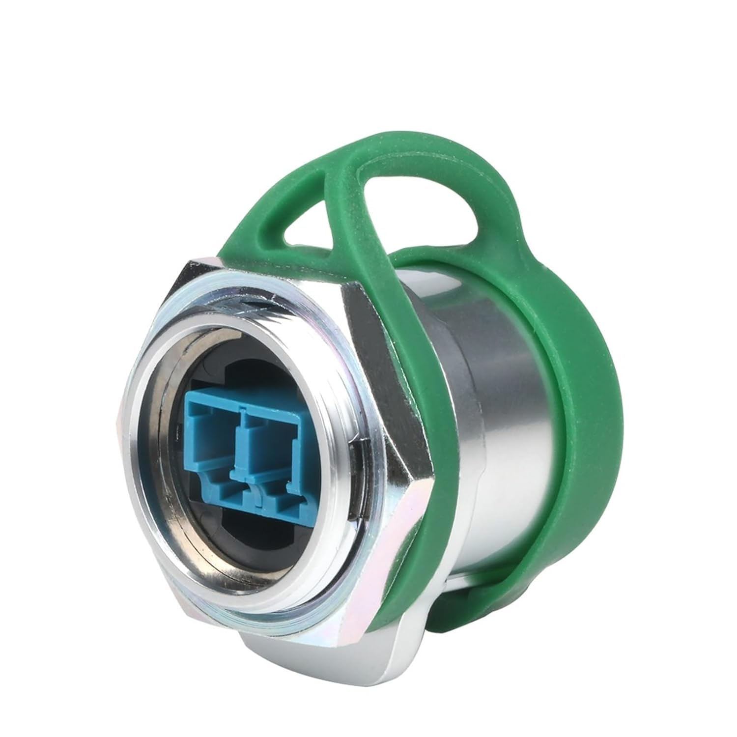 1Pcs M24 Fiber Optic Connector LC High Performance Single Mode Adapter Quick Assembly Waterproof IP68 for Networking FTTH(Plug and Socket)