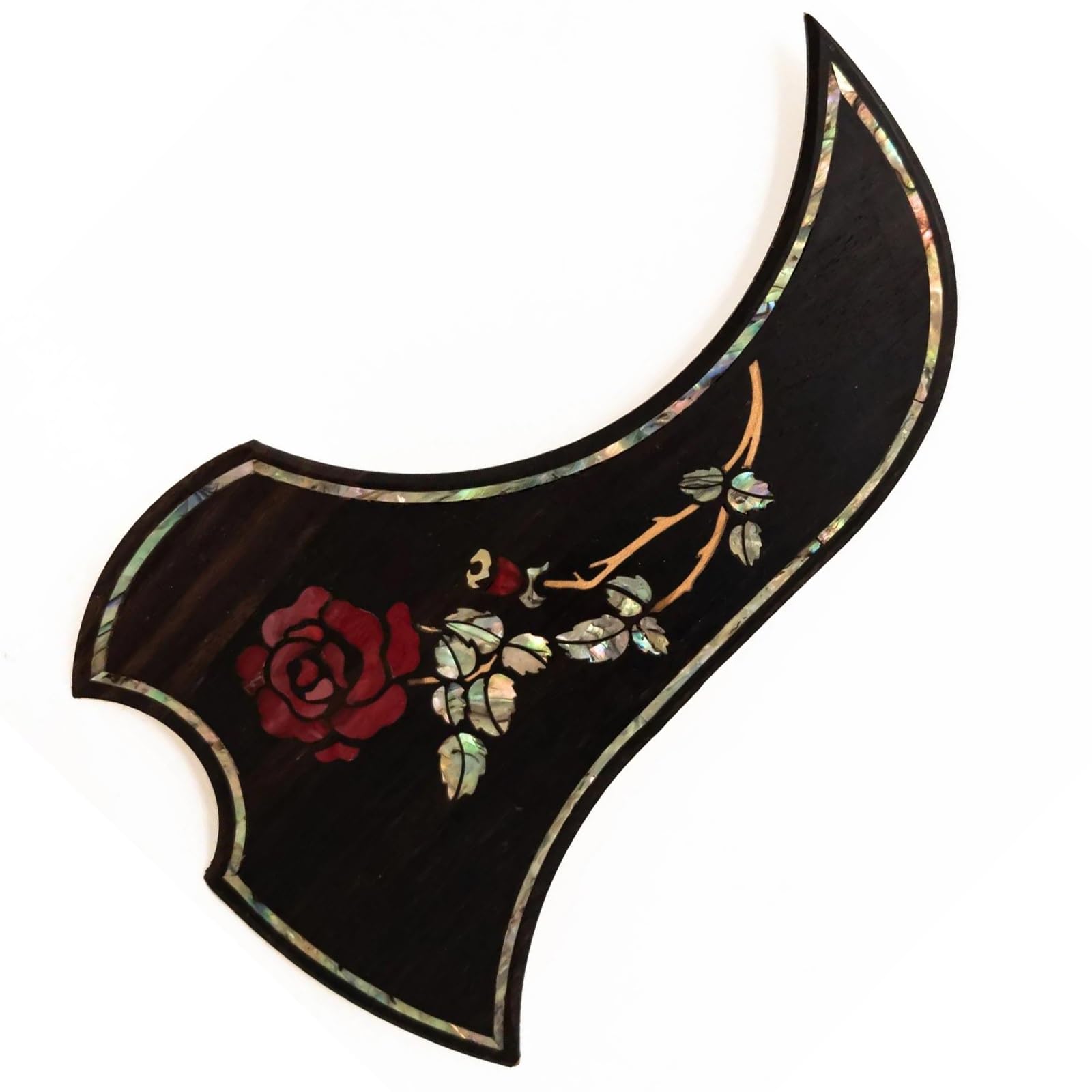 Pickguard do gitary akustycznej Osłona kostki do gitary akustycznej z palisandru zapobiega zarysowaniom i zużyciu kostki