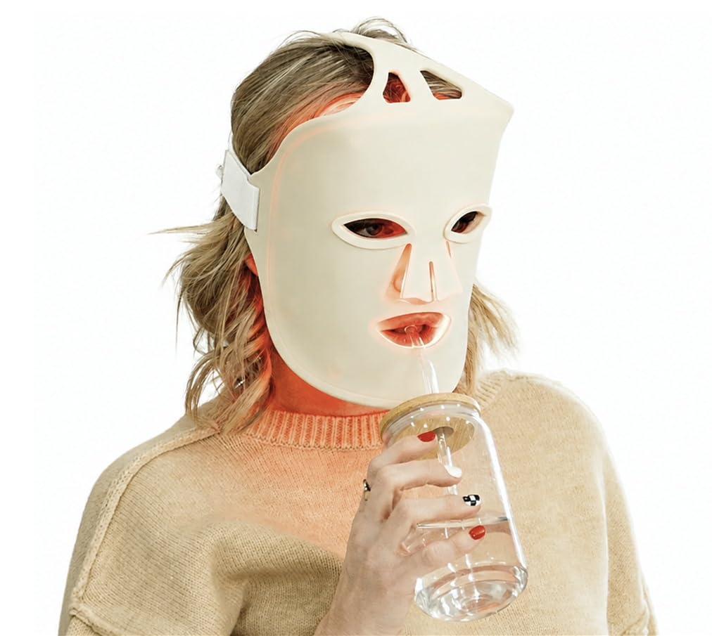 Amazon.com: Fringe Red Face Mask, Both Red 660nm and Infrared