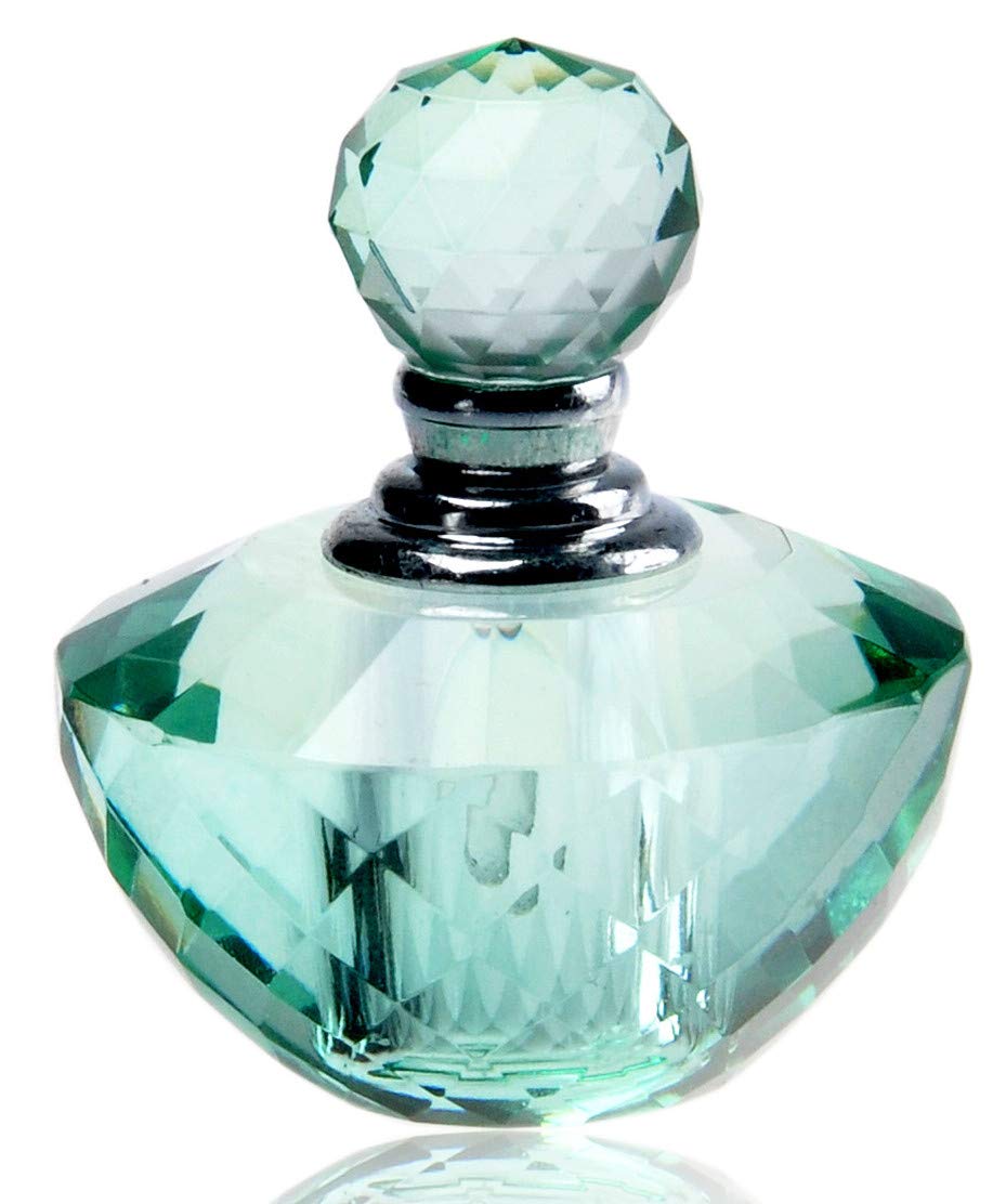YUFENG Light Green K9 Crystal Empty Refillable 2ML Mini Perfume Bottle