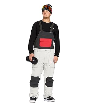 Amazon.com: Volcom Men's Roan Bib Overall Stone S5 XS