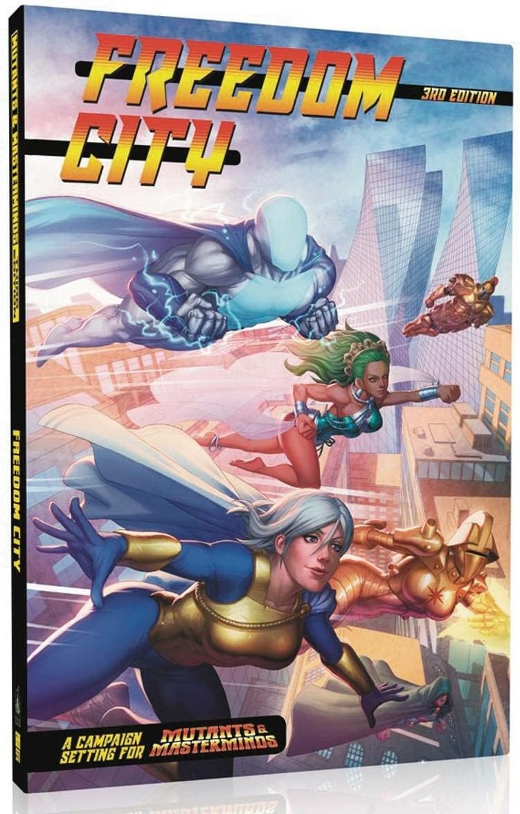 Mutants and Masterminds RPG Freedom City Campaign City (Mutant & Masterminds)