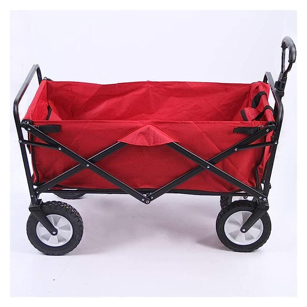 Questo Carrello a Mano, Carrello da Giardino a 4 Ruote, Robusto, Pieghevole, Borsa, Carrello da Giardino, carretto, carriola a Mano, Carrello da Campeggio, Carrello da Giardinaggio, Carrello